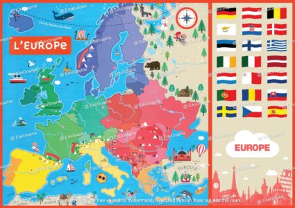Carte Europe Puzzle Janod pour sous main sous main scaled