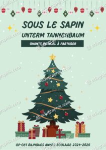2024 Livret chants de Noel Francais Allemand Bilingue