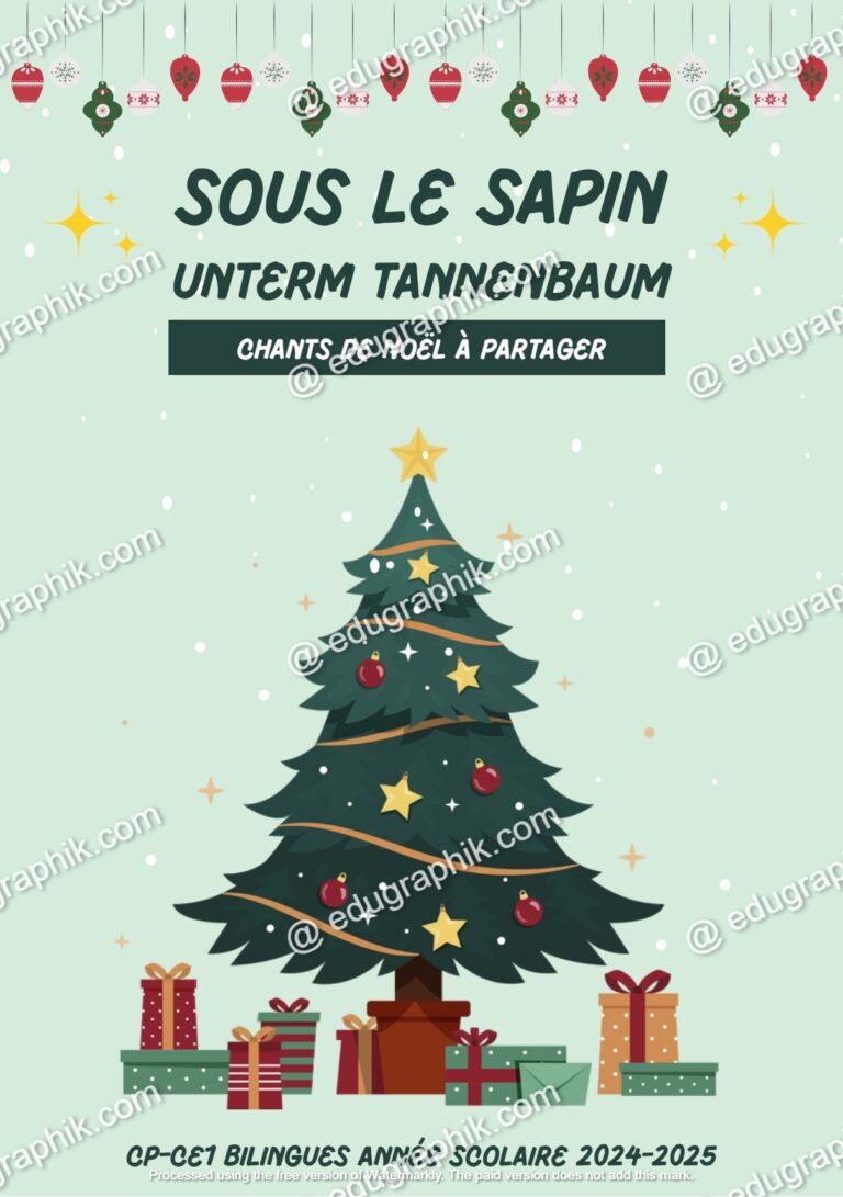 2024 Livret chants de Noel Francais Allemand Bilingue