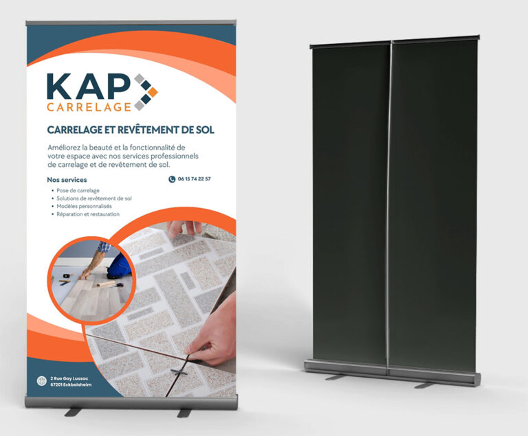 Roll up Kap Carrelage visuel