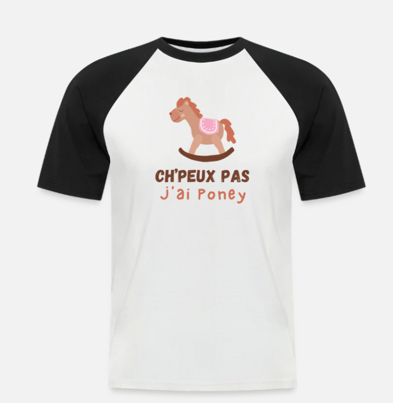 Edugraphik Ch'peux pas j'ai poney visuel T Shirt