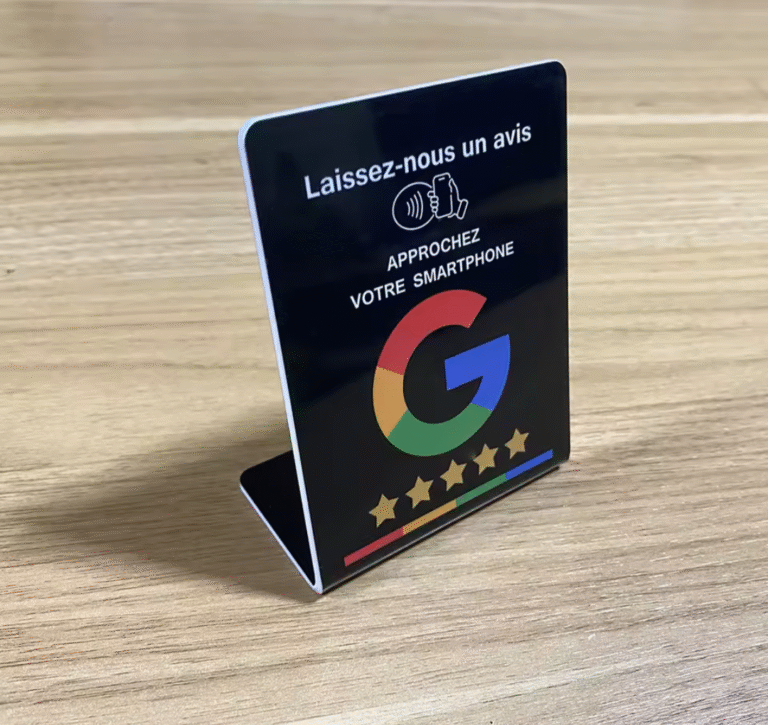 Plaque NFC Google Avis Edugraphik