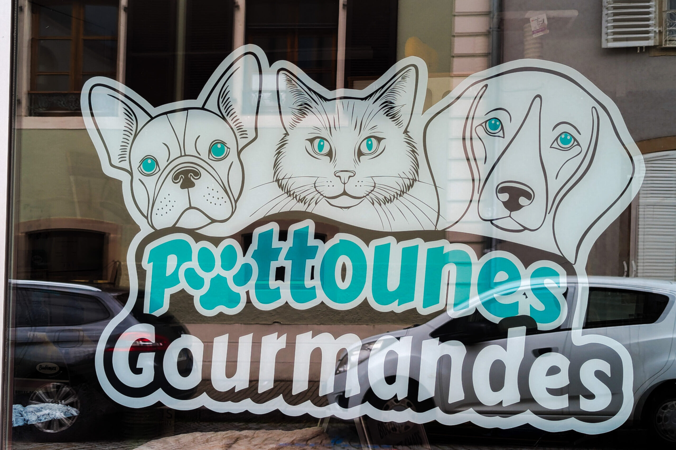 Edugraphik Rosheim sticker vitrophanie Pattounes Gourmandes Molsheim 01
