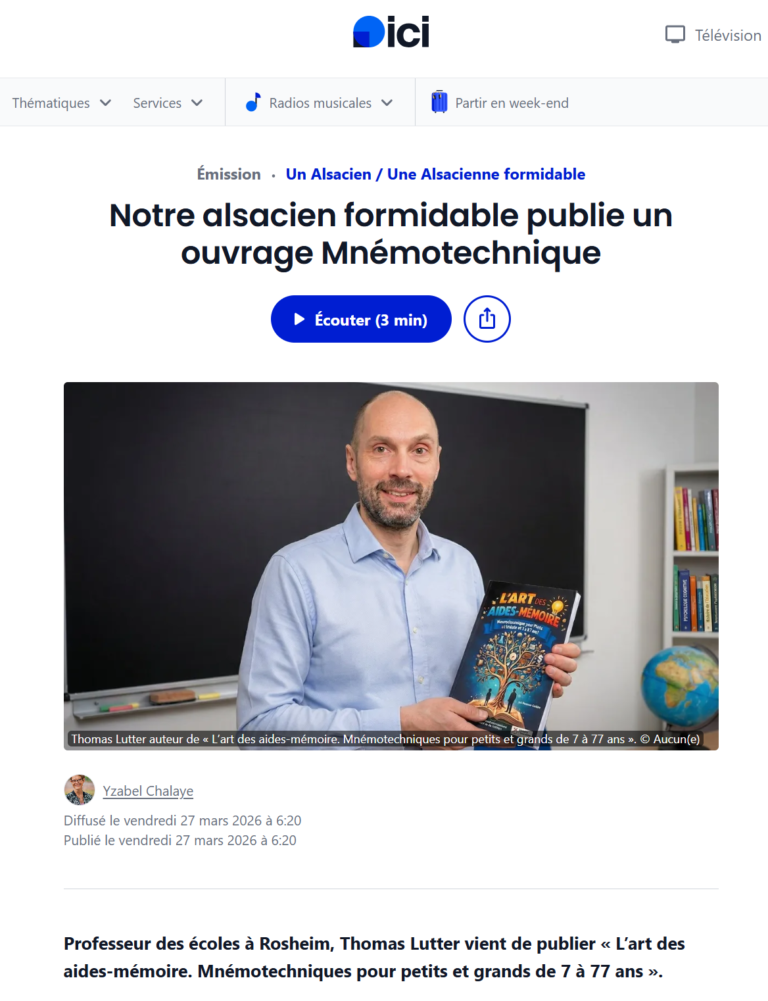 2026 03 27 12 Radio ici Alsace France Bleu Interview