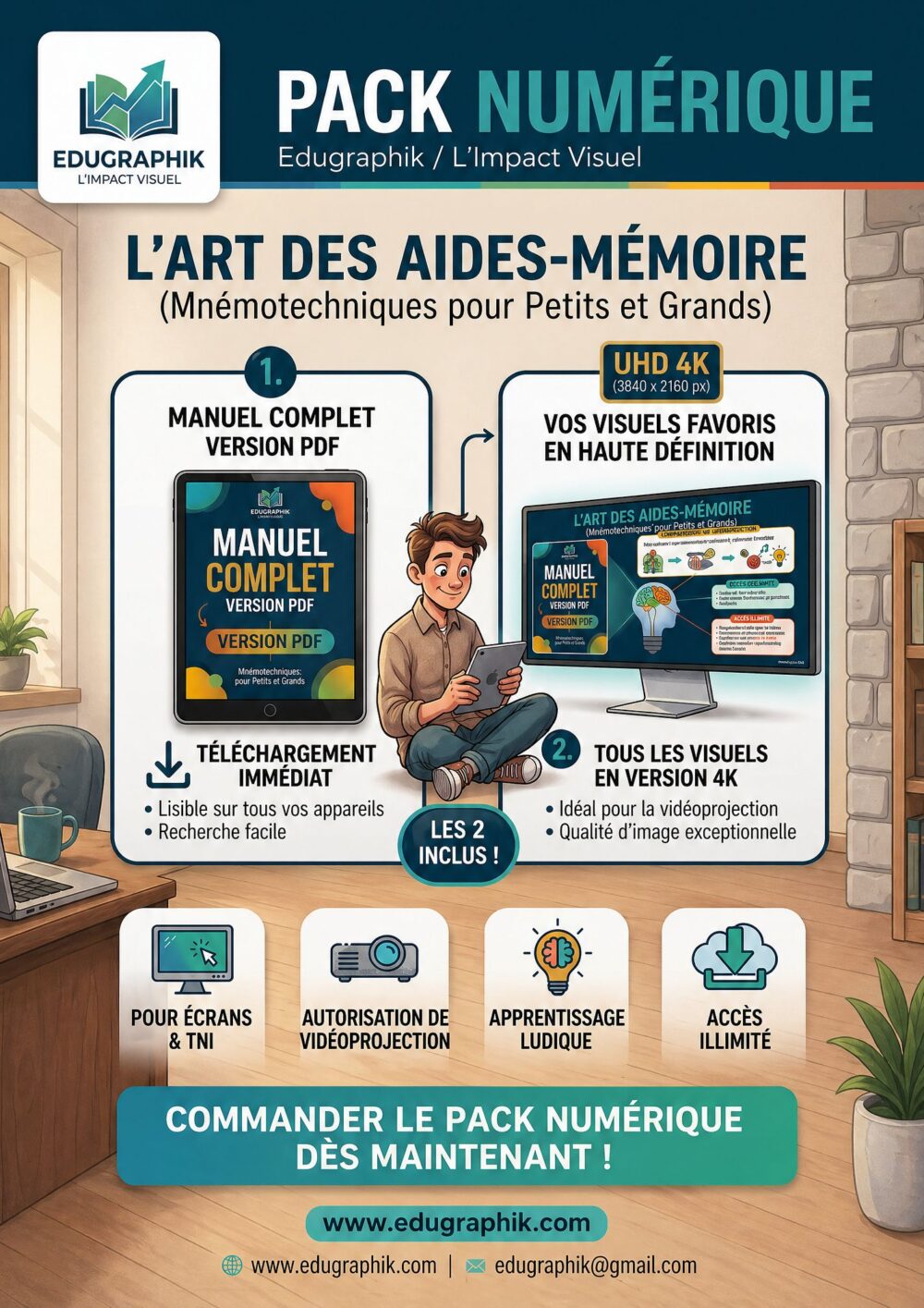Art des aides mémoire pack numérique