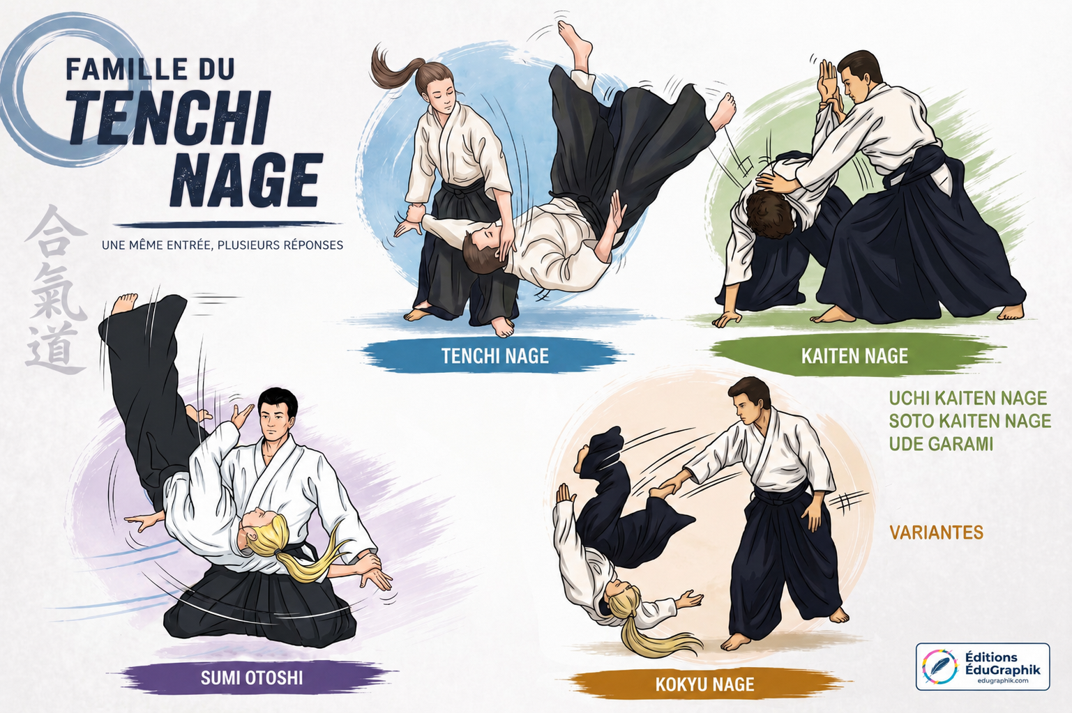 Aikido techniques famille tenchi nage